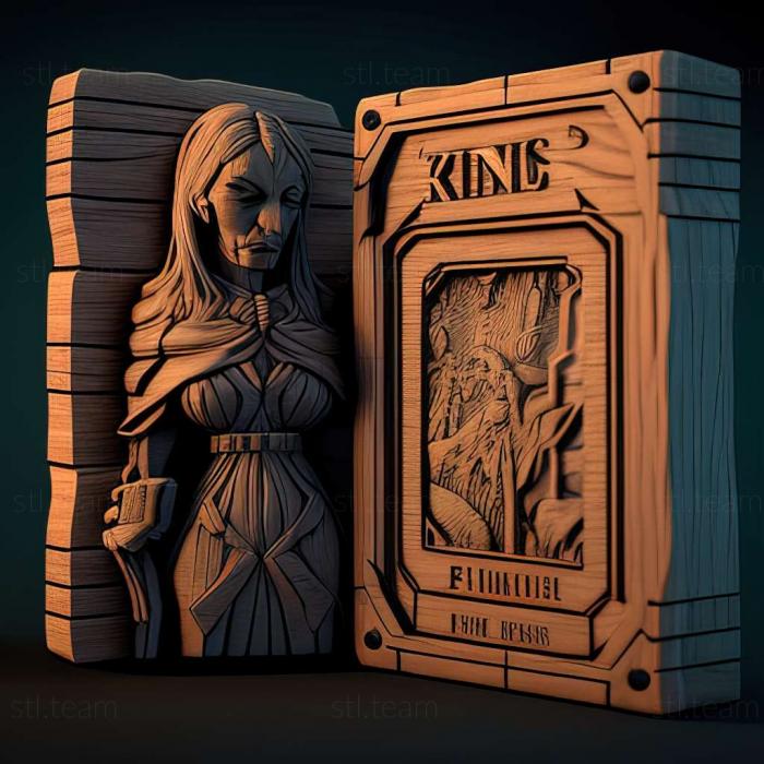 3D model Iris and the Giant Card Deck Roguelike game (STL)